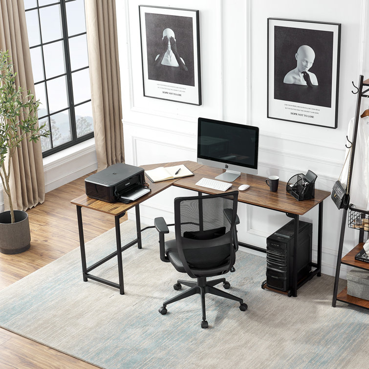 Inbox Zero Reversible LShape Gaming Desk and Chair Set Wayfair